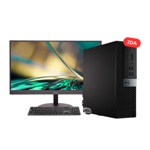 COMPUTADOR DELL OPTIPLEX 7040 - INTEL CORE I5 6TA GEN - MONITOR 22" - TORRE DE 2DA -8GB RAM - 500GB SATA MECÁNICO - WIN 11 PRO